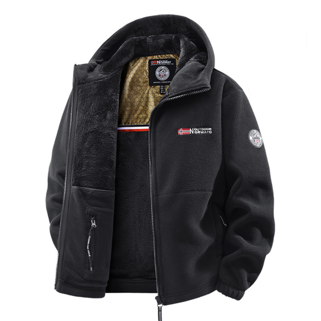 Windproof Fleece Winter Jacket