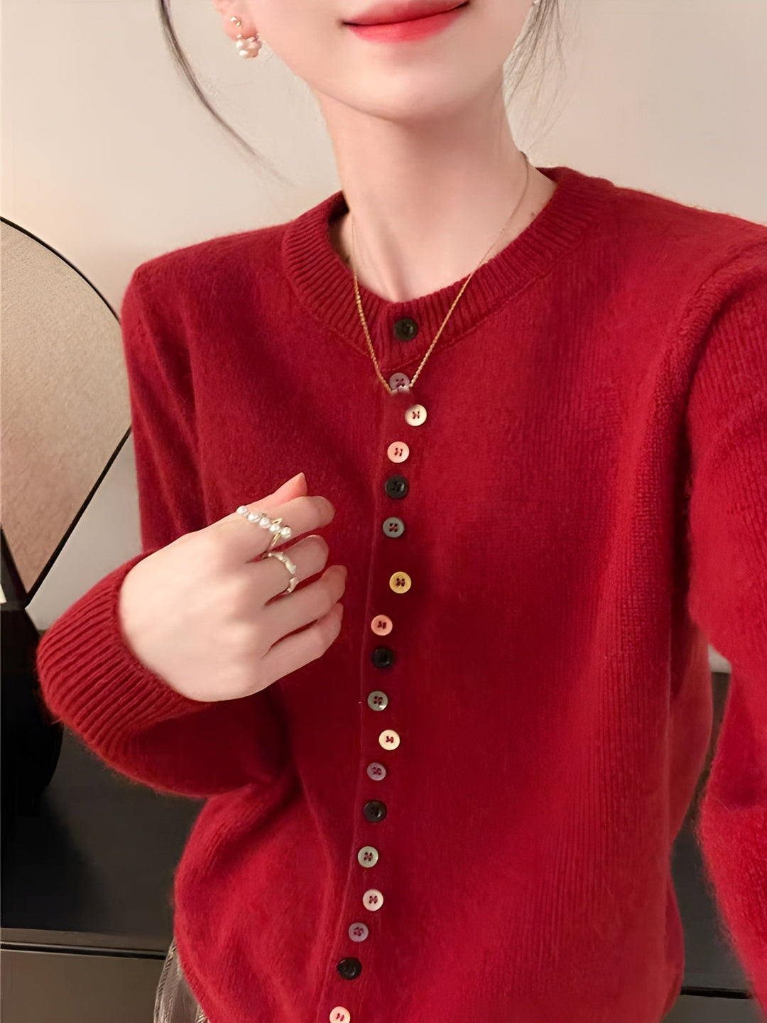 Elara | Cardigan med knapper