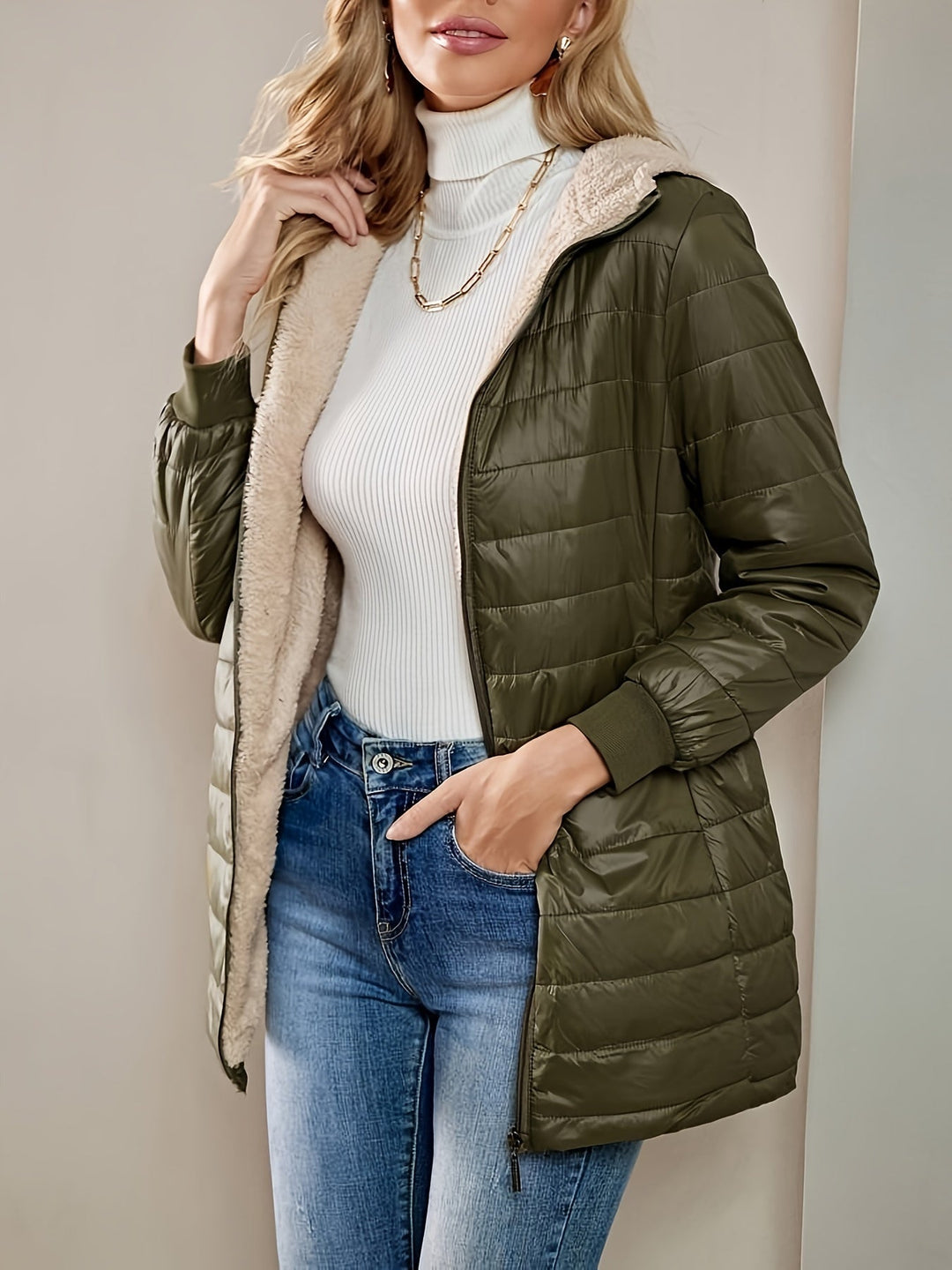 Lucia | Lange casual jas