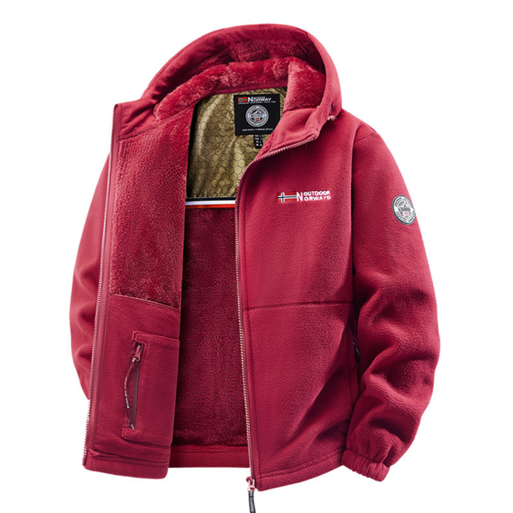Windproof Fleece Winter Jacket