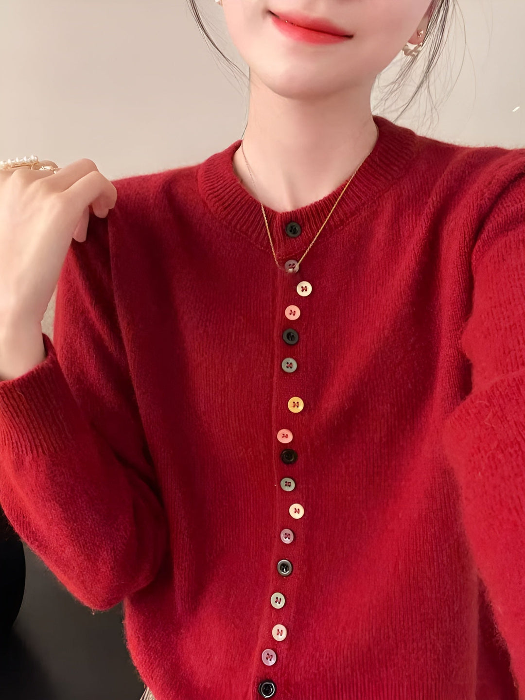 Elara | Cardigan med knapper