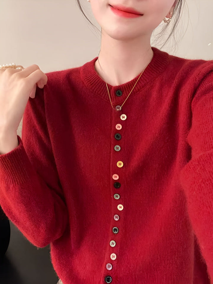 Elara | Cardigan med knapper