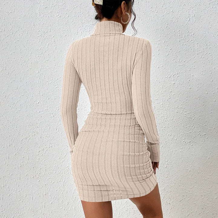 Gebreide elegante jurk