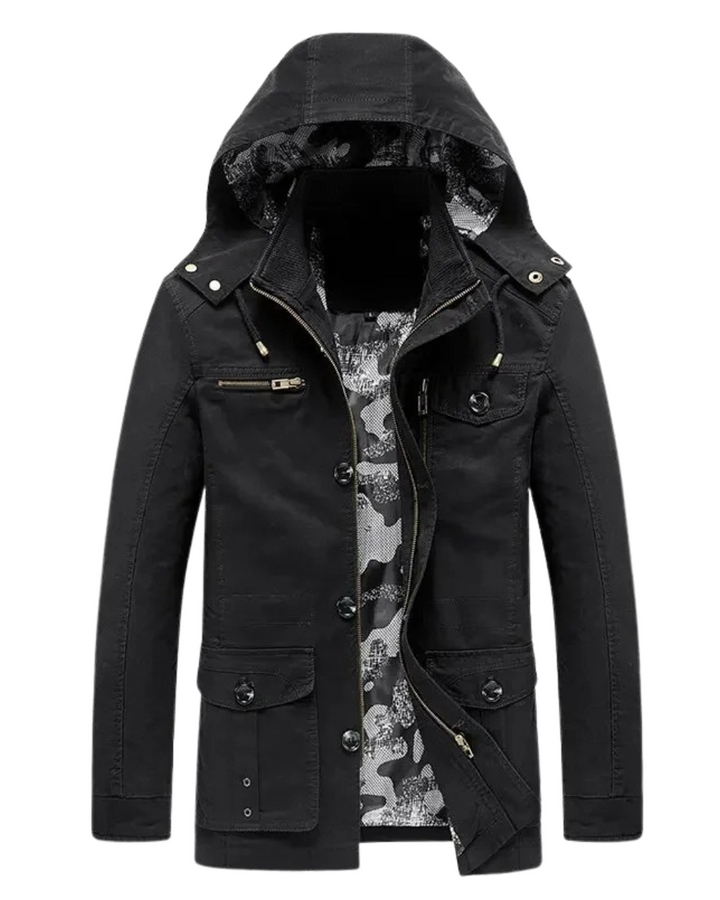 Elegant jacket with multiple pockets