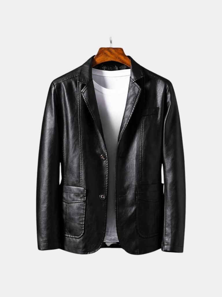Bold Caramel Leather Jacket