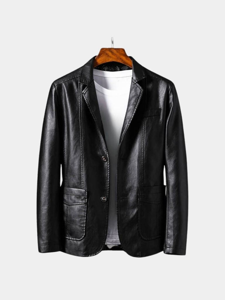 Bold Caramel Leather Jacket