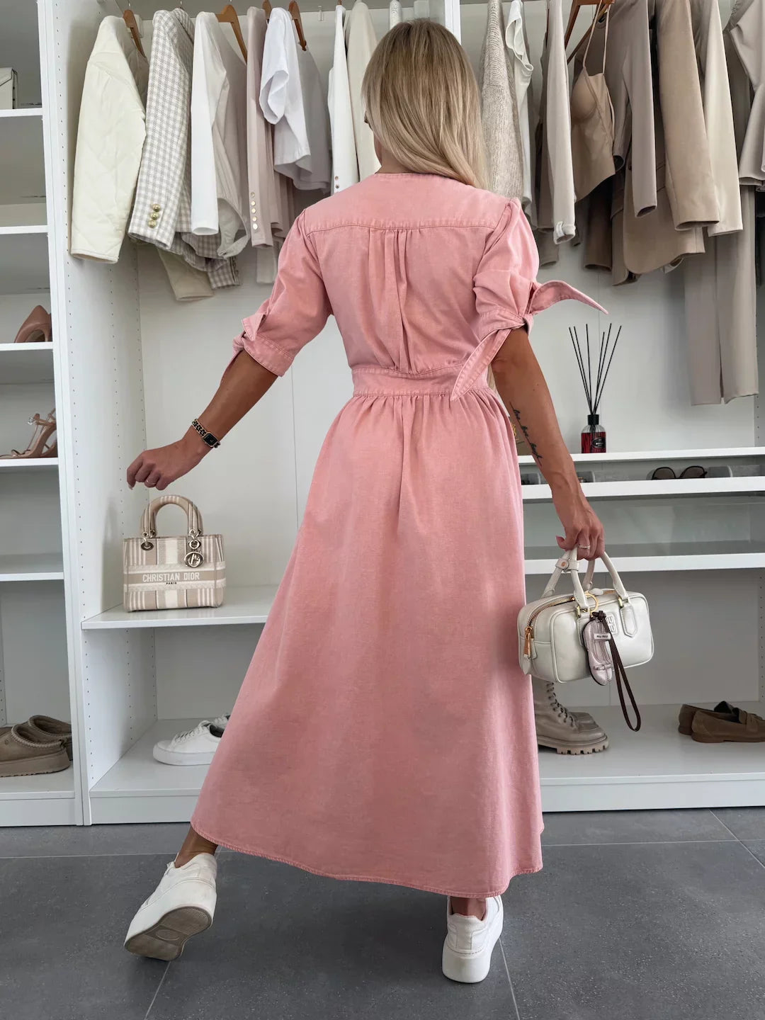 Ivanna | Strålende Denim Kjole