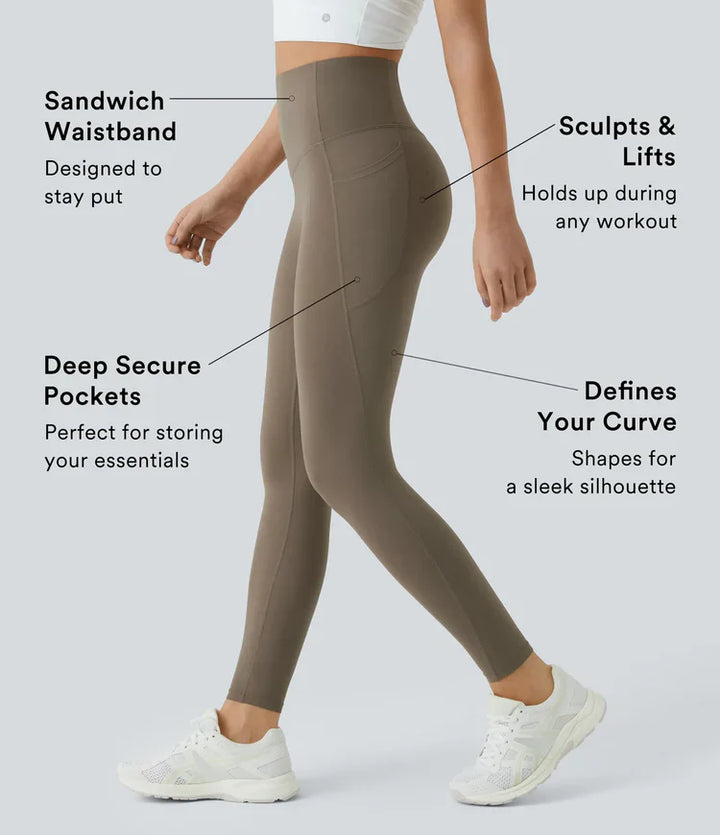 High-Waisted Tummy Control Sportleggings