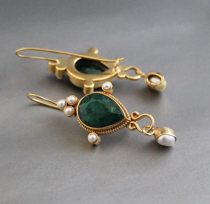 Gaby | Vintage Earrings with Pearl