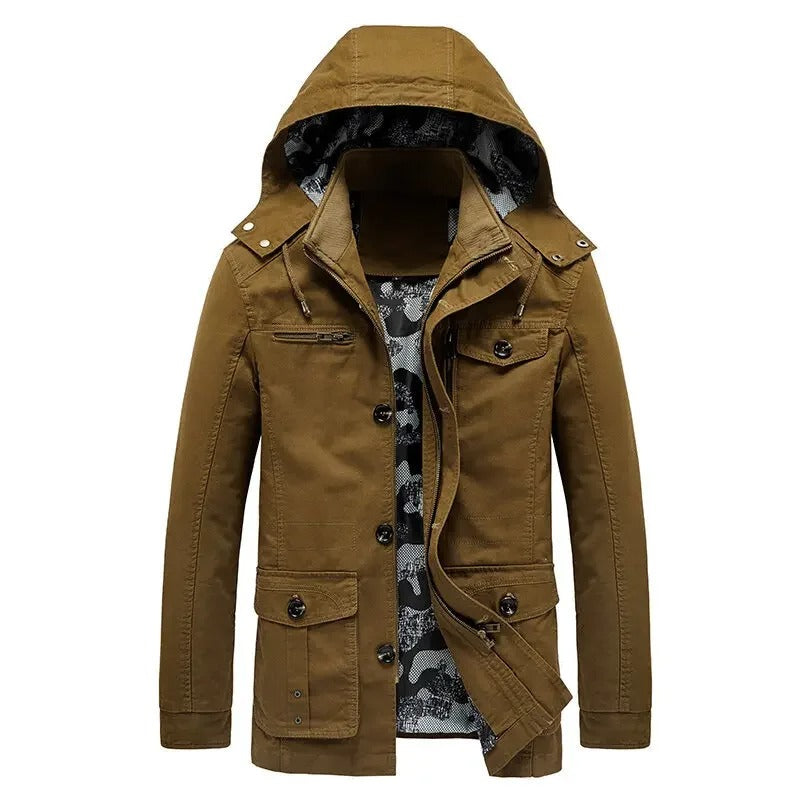 Elegant jacket with multiple pockets