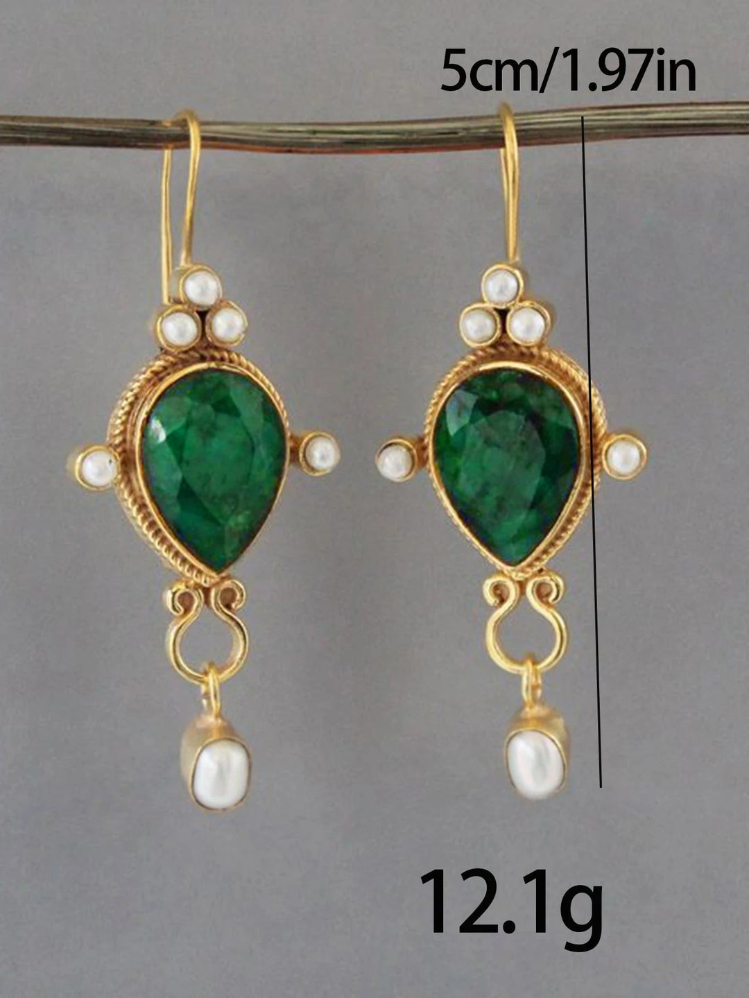 Gaby | Vintage Earrings with Pearl