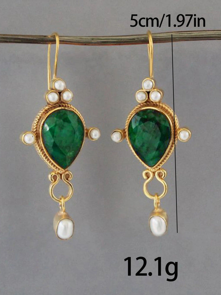 Gaby | Vintage Earrings with Pearl