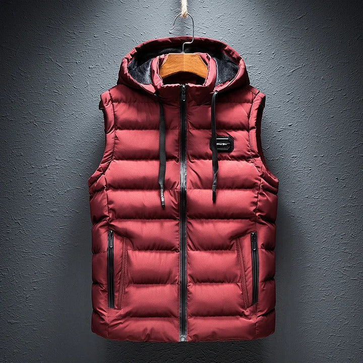 Evan – Fleece-Lined Hooded Vest